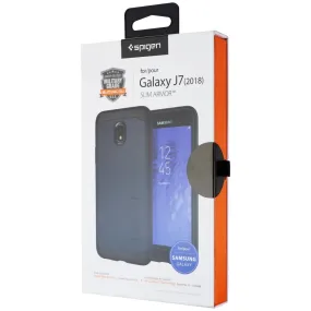 Spigen Slim Armor Series Dual Layer Case for Galaxy J7 (2018) - Metal Slate