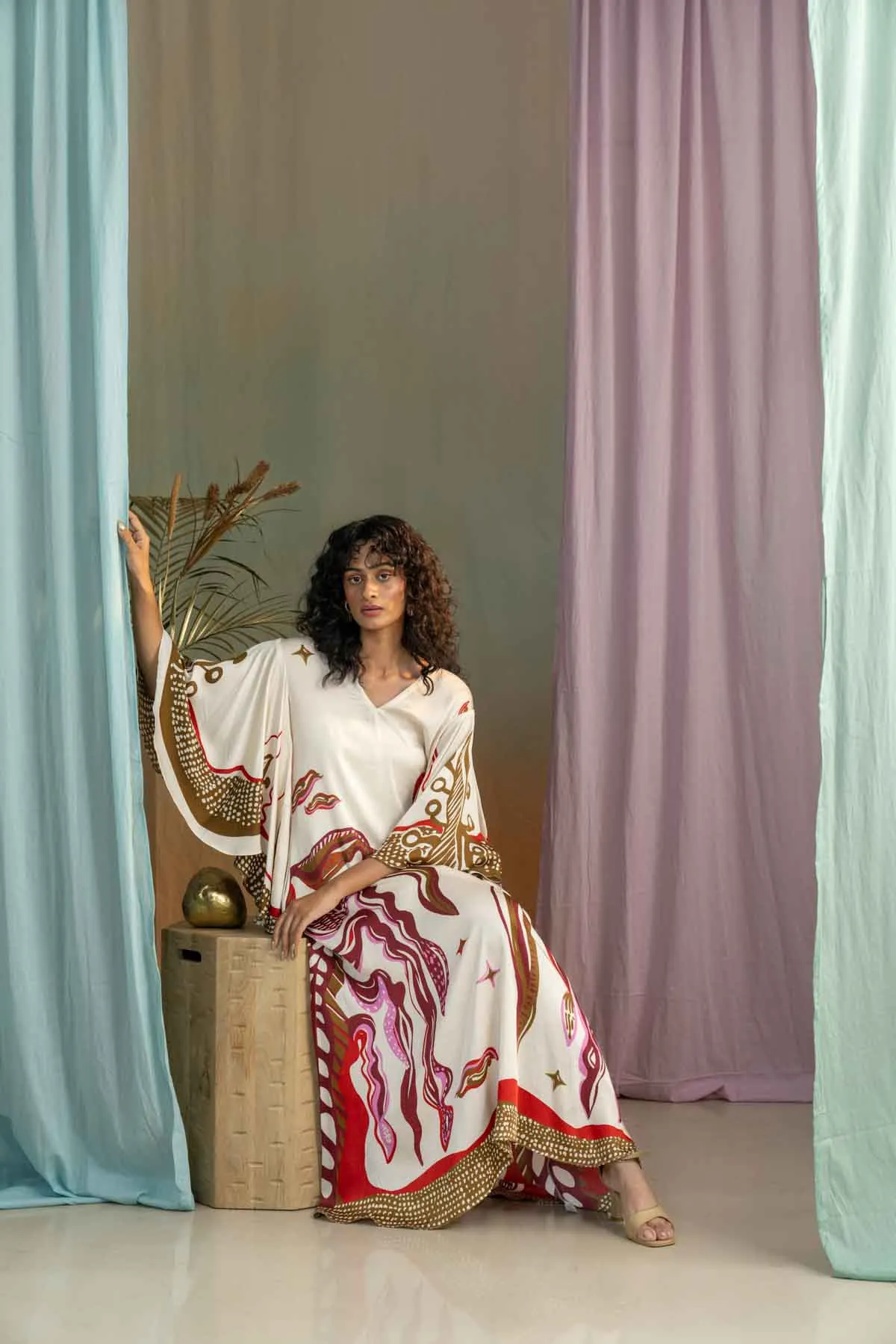 Twin Tree Maxi Dress (Regal Red)