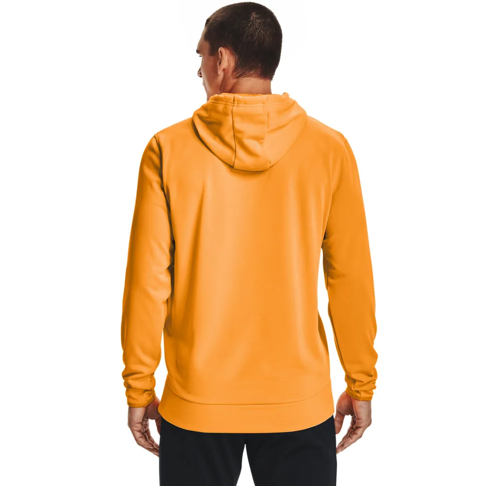 'Under Armour' Men's Armour Fleece® Big Logo Hoodie - Omega Orange / Black