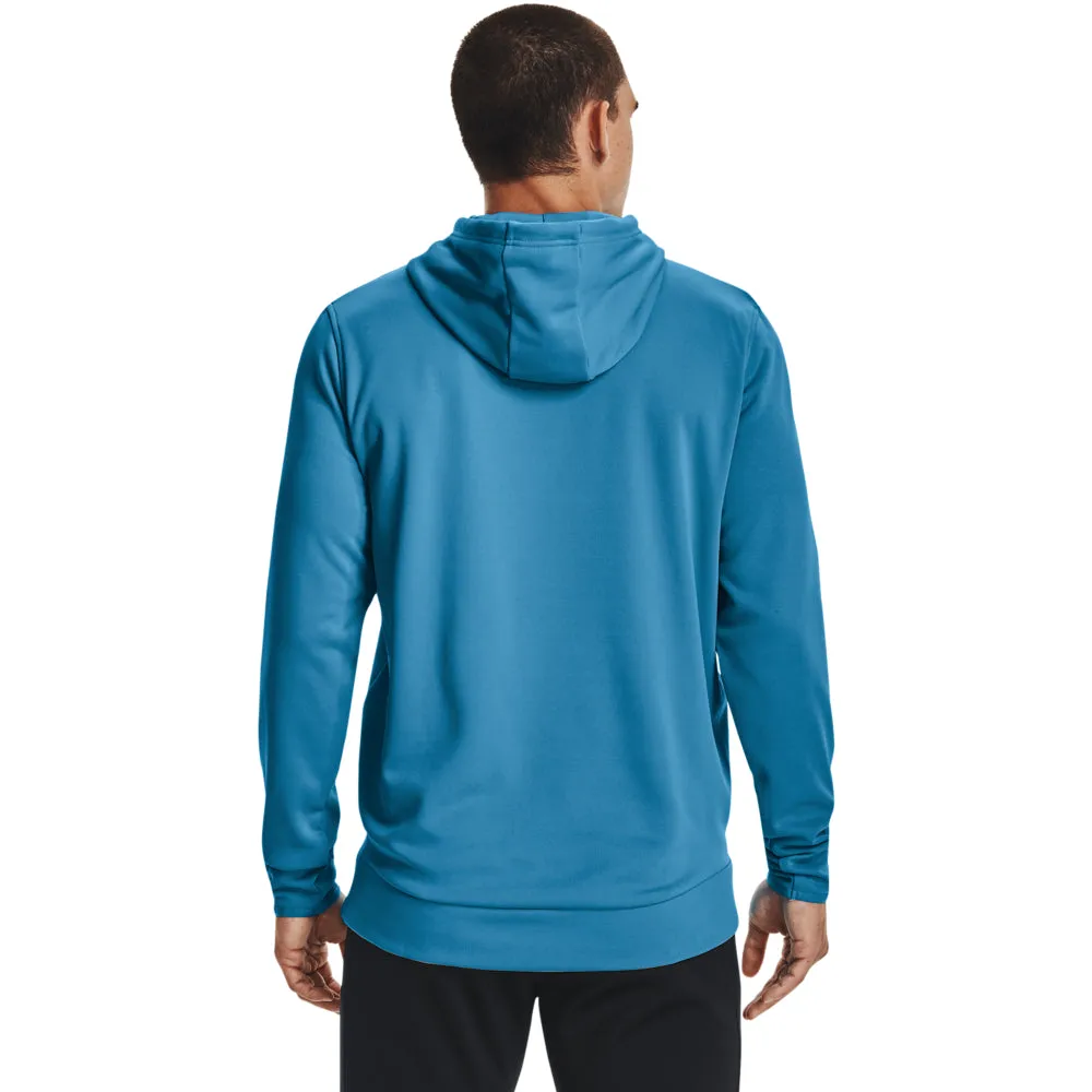 'Under Armour' Men's Armour Fleece® Big Logo Hoodie - Radar Blue / Halo Gray