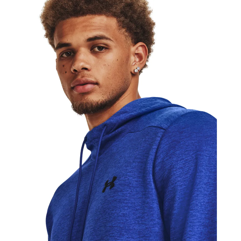 'Under Armour' Men's Armour Fleece Twist Hoodie - Team Royal / Black