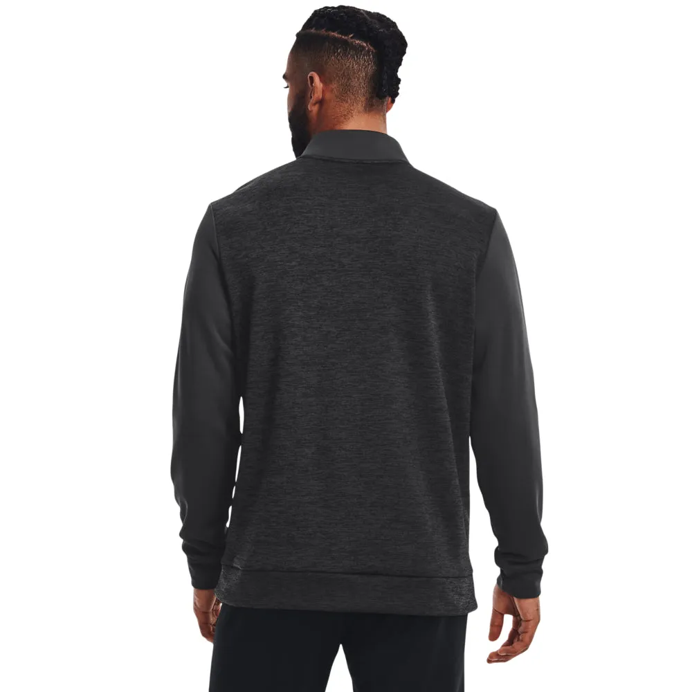 'Under Armour' Men's Fleece Twist 1/4 Zip - Jet Grey