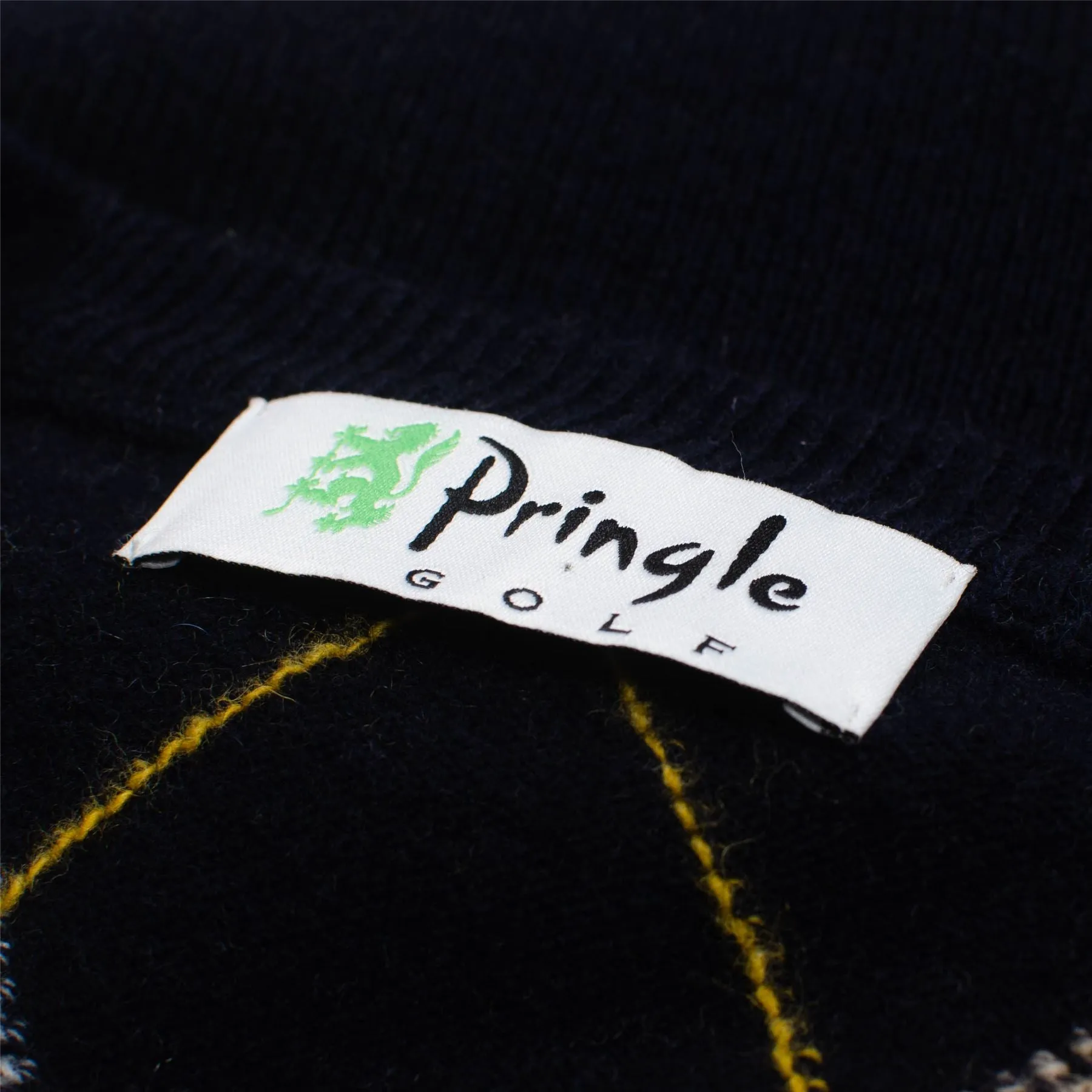 Unisex Iconic Argyle Vest Navy/Camel - SS23