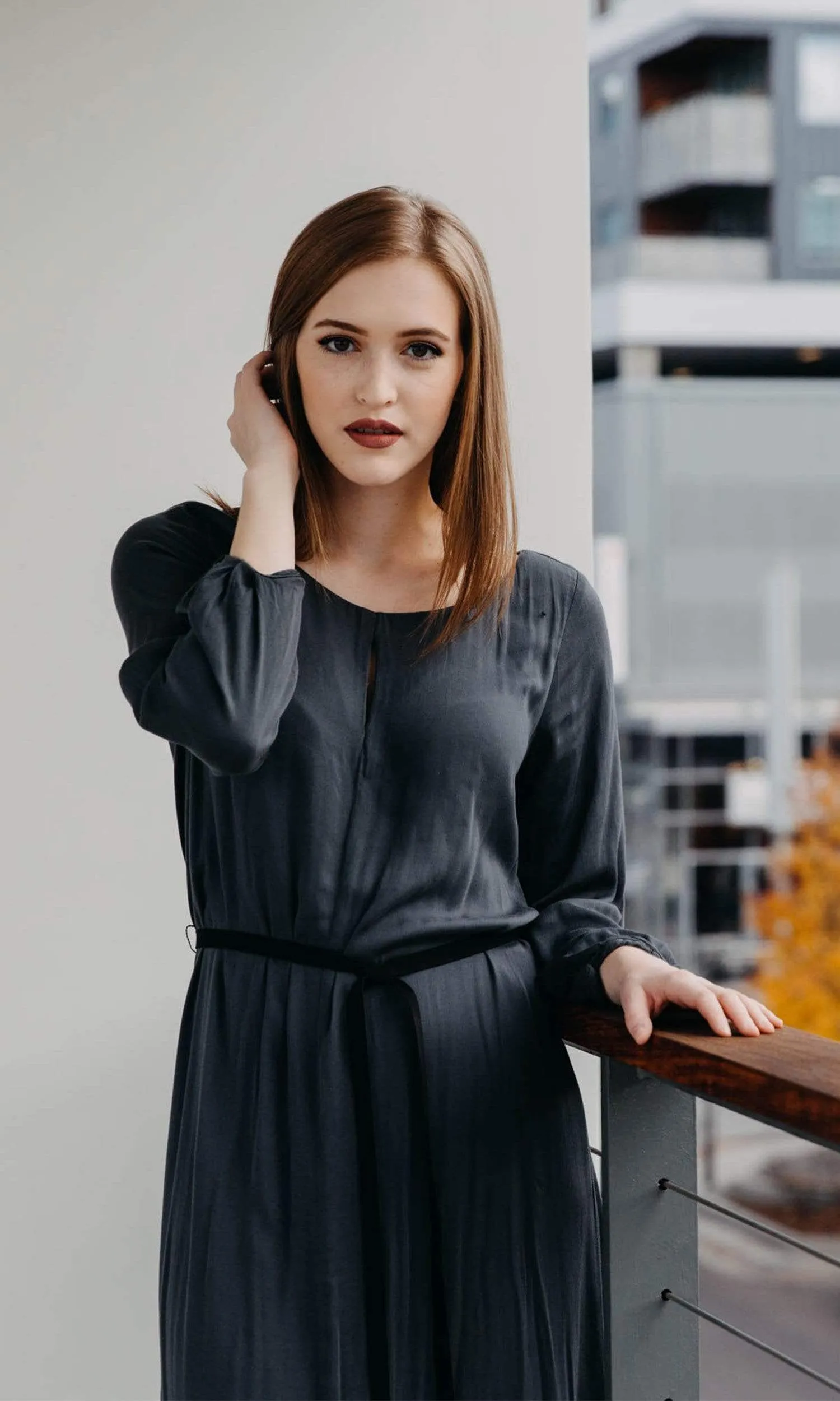 Velvet by Graham & Spencer Felicitee Front Slit Dress