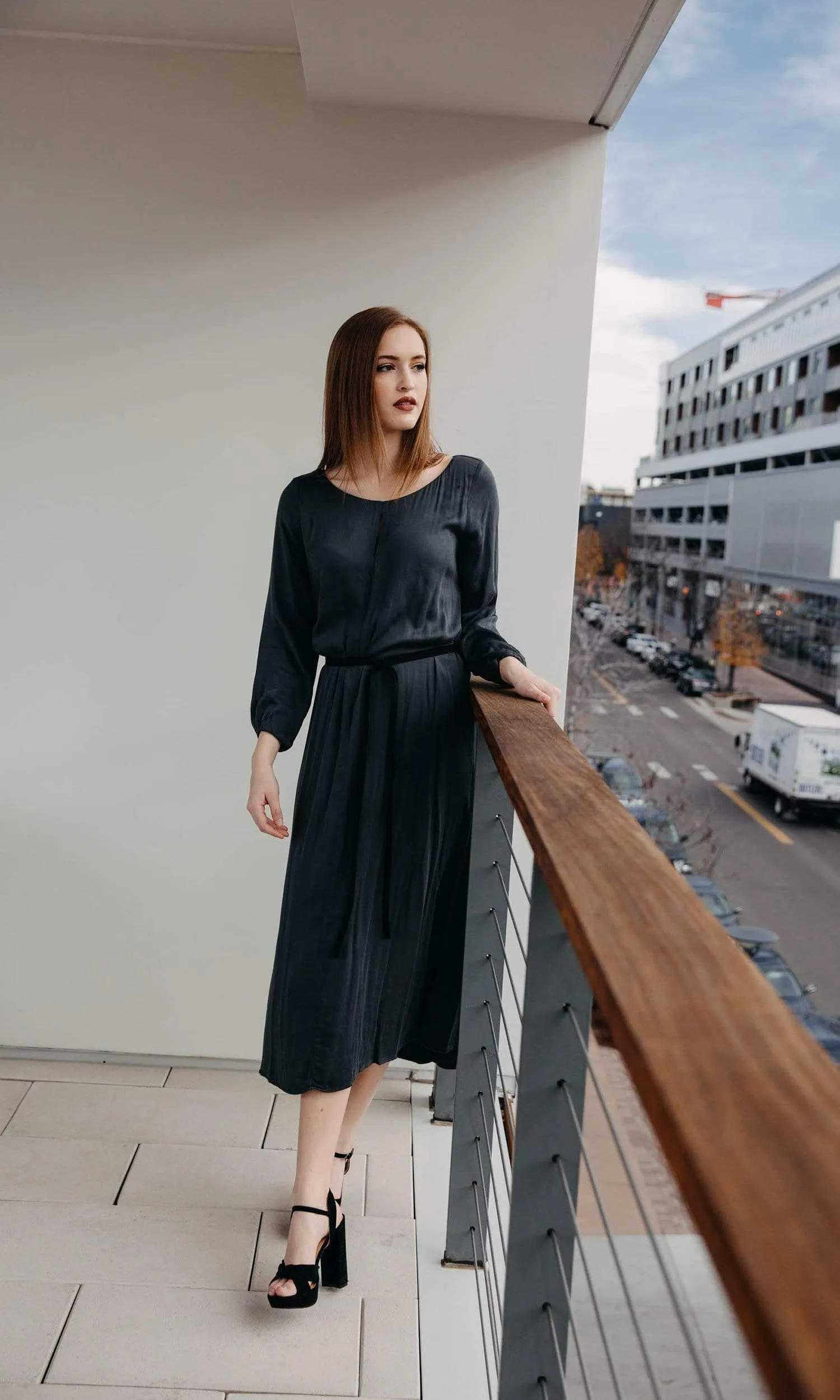 Velvet by Graham & Spencer Felicitee Front Slit Dress