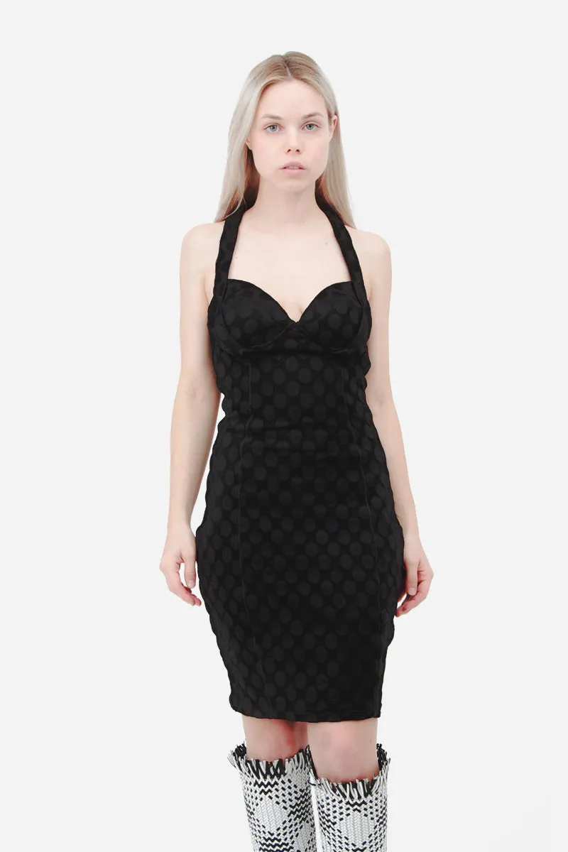 VINTAGE BUSTIER DRESS WITH TAGS