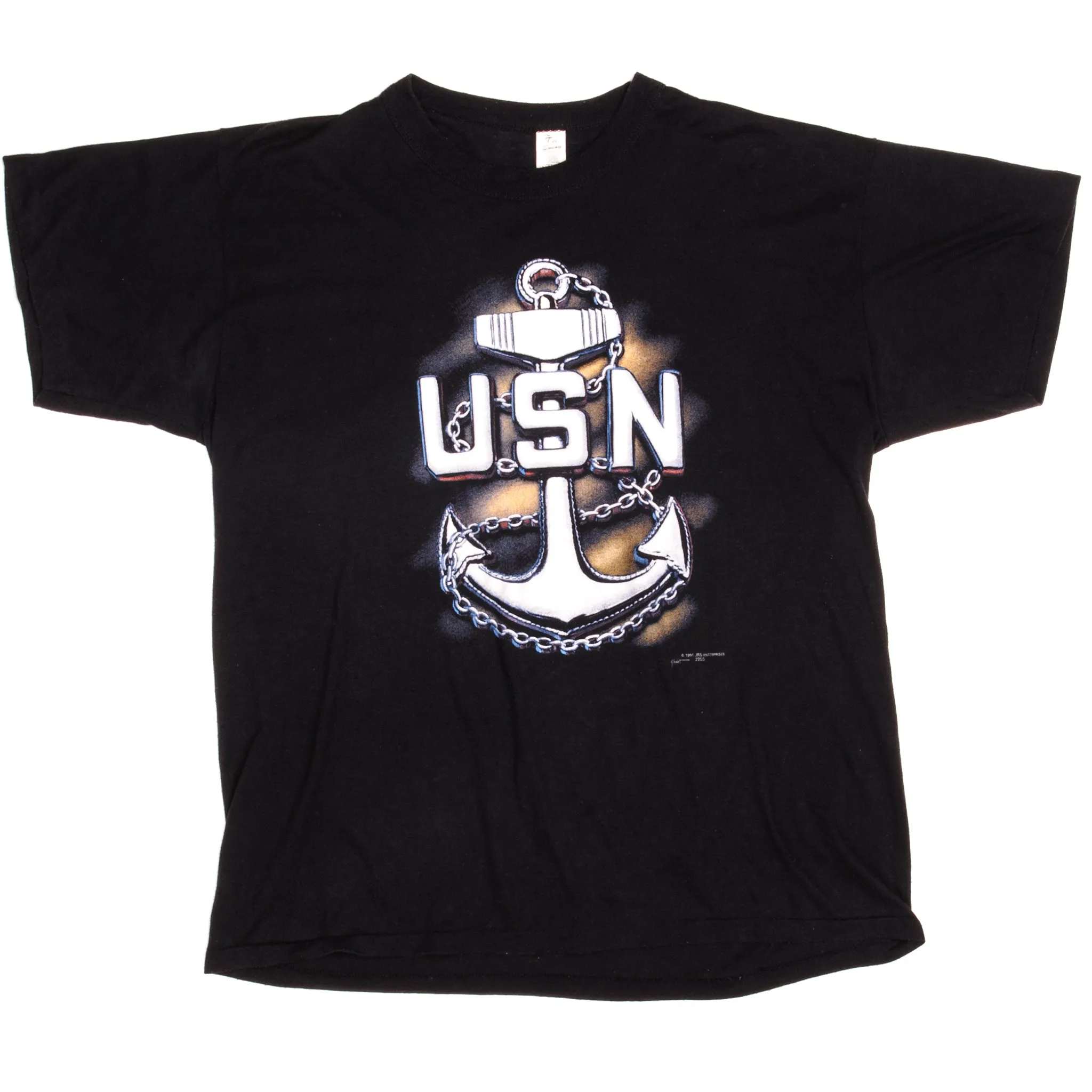VINTAGE USN TEE SHIRT 1991 SIZE XL MADE IN USA