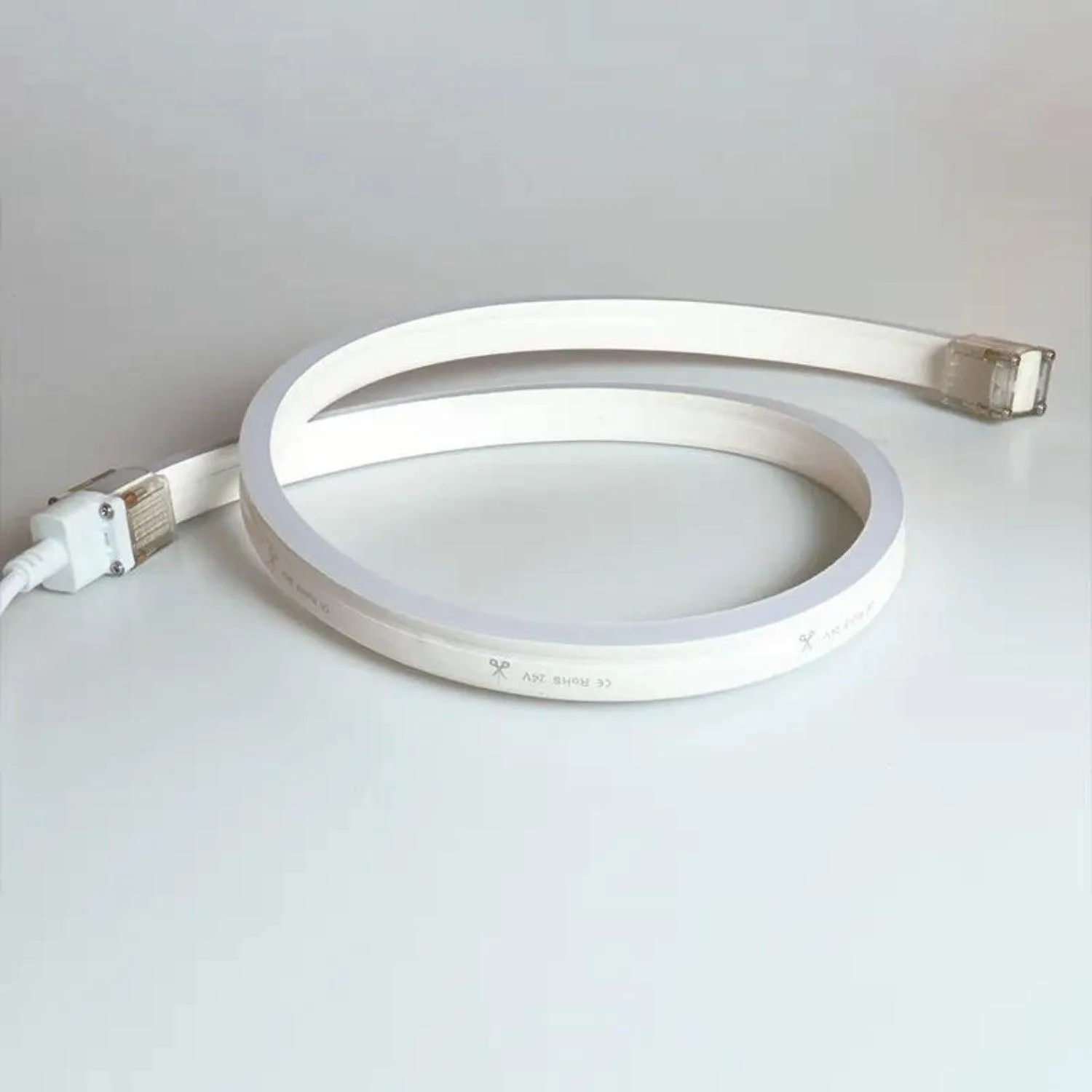 Warm White Neon Flex 2800K 24V 10x20mm IP68 Waterproof 20m