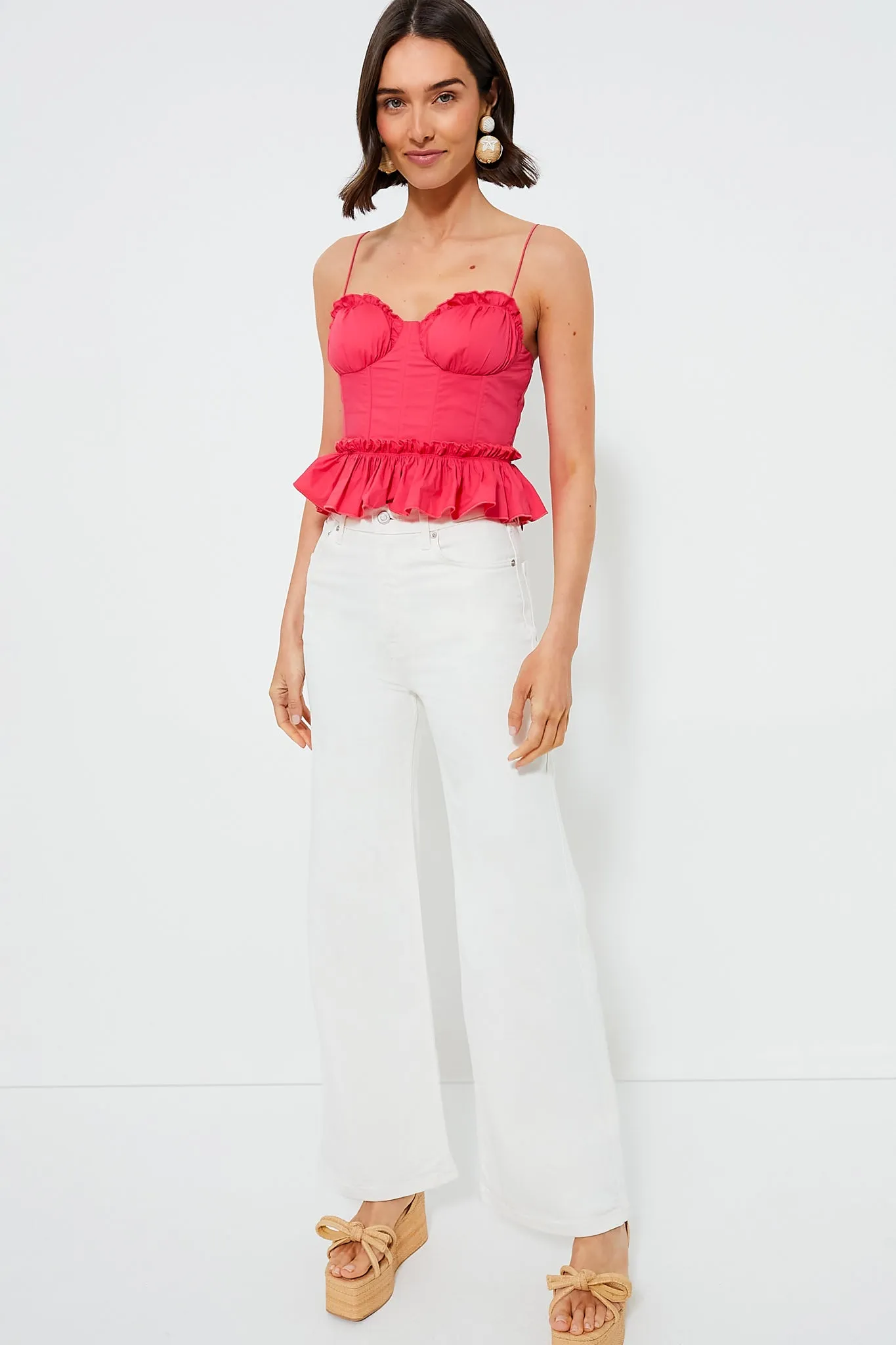 Watermelon Dylan Bustier Top