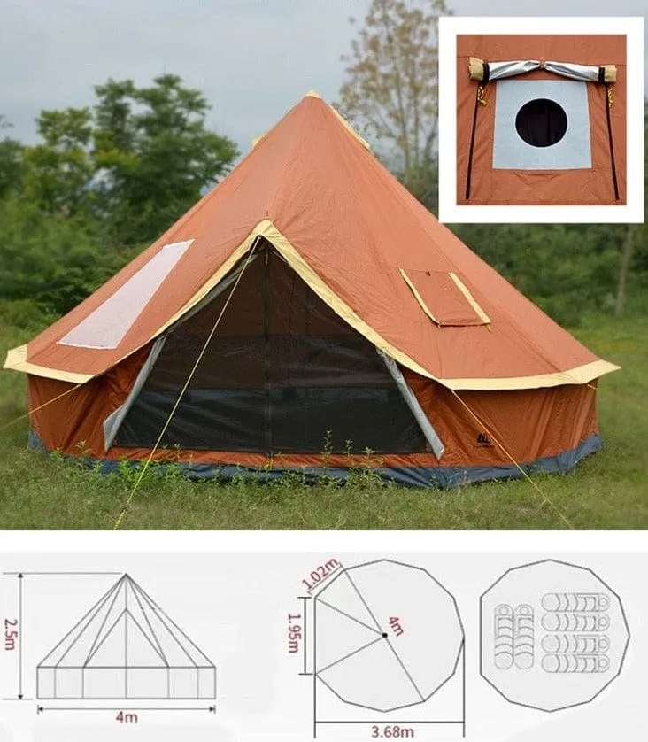 WonderLust Palace - Luxury Mongolian Yurt Family Tent